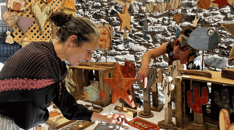 Una de les parades de la Pitavola d'enguany (Comú de la Massana)