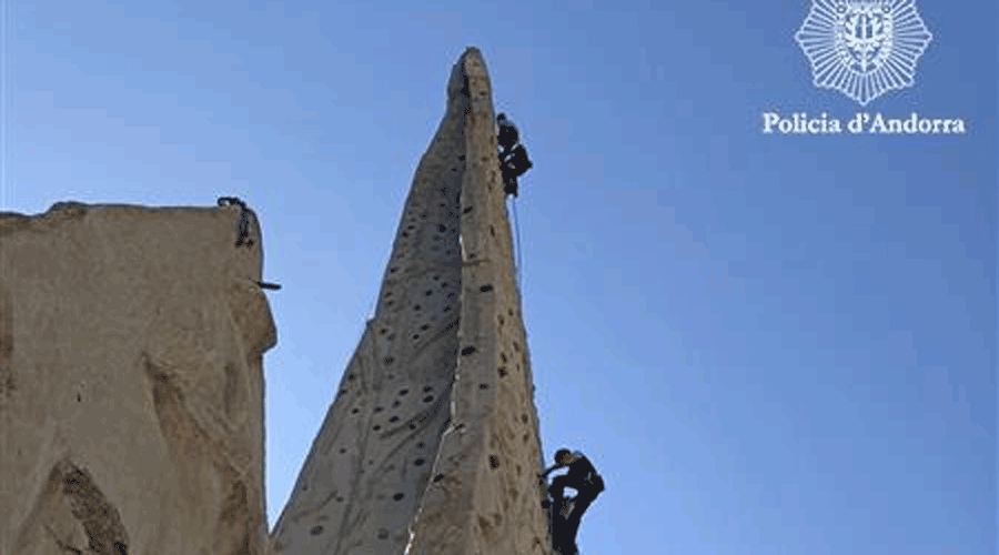 Les proves que s'han de superar són força dures (Policia d'Andorra)