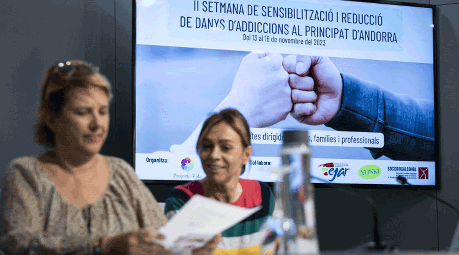 Presentació de la II Setmana de sensibilització i reducció de danys d’addiccions (Comú d'Andorra la Vella)