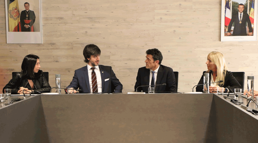 Eva Choy, Carles Ensenyat, Josep Àngel Mortés i Sandra Codina (Consell General)