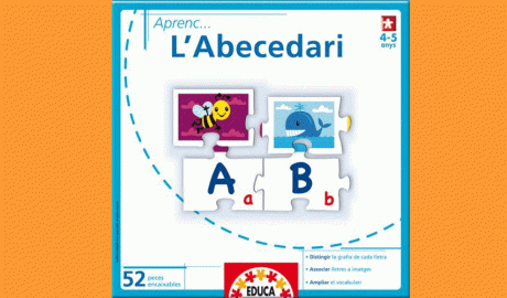 Coberta de la capsa del joc "Aprenc... L'Abecedari"