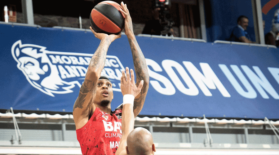 El BC Andorra ha perdut de 4 punts, a casa, davant del Manresa (acb Photo / D. Catalán)