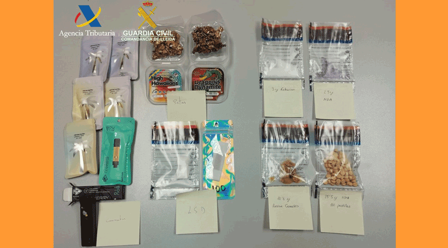 La droga intervinguda per la Guàrdia Civil (Guàrdia Civil)