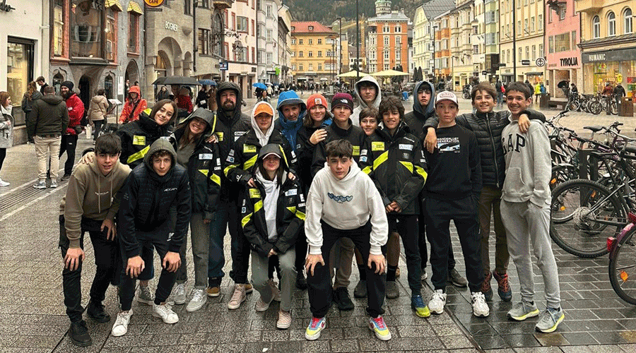 El grup U16 del programa EEBE a Innsbruck (FAE)