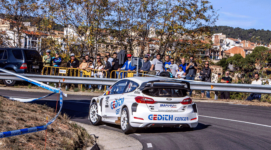 Gerard de la Casa pilotant el seu Ford Fiesta WRX (FotoEsport)