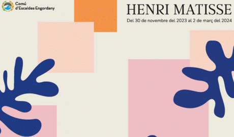 Cartell de l'exposició sobre Henry Matisse