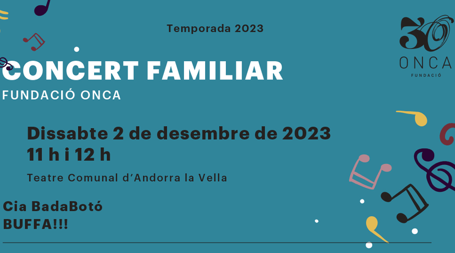 Cartell de l'espectacle familiar Bufa!!! (ONCA)