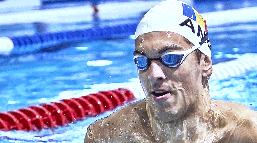 El nedador andorrà, Patrick Pelegrina (FAN)