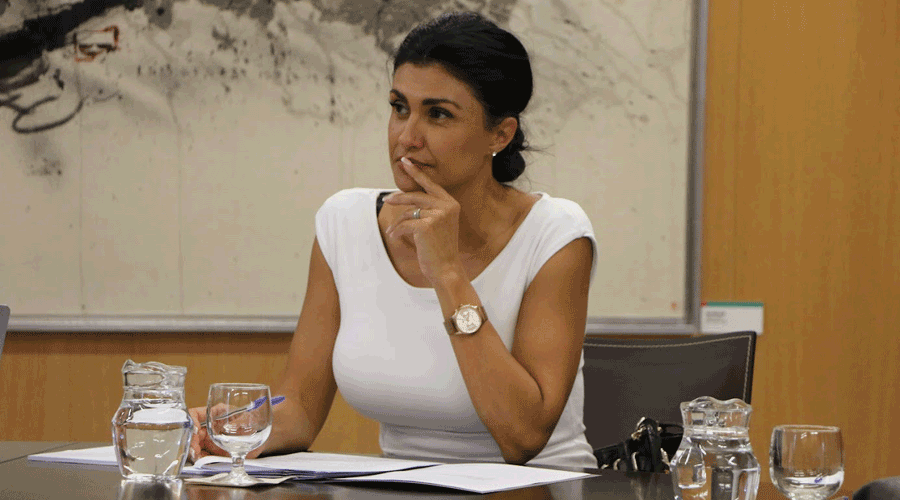 La consellera general i líder d'Andorra Endavant, Carine Montaner (Consell General)