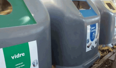 Contenidors de recollida selectiva