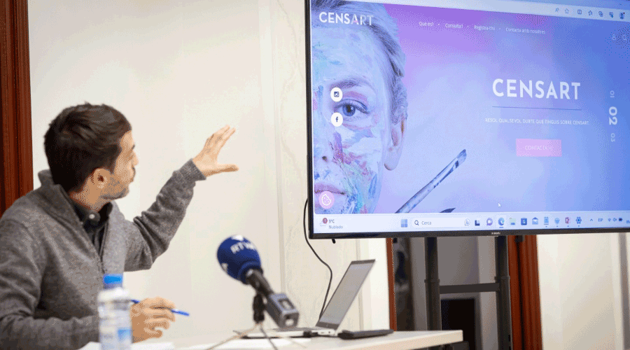 El cap d’àrea d’acció cultural del Ministeri de Cultura, Joventut i Esports, Joan-Marc Joval (SFGA)