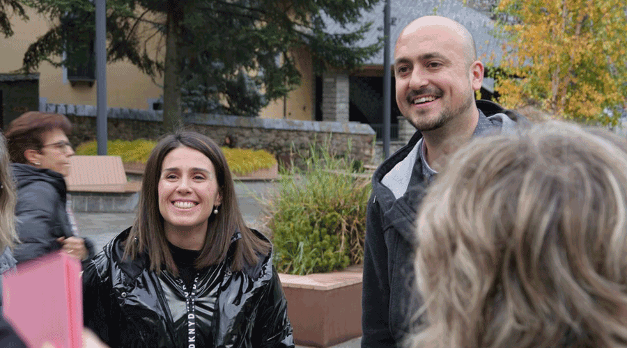 Els caps de llista, Laura Mas i Xavier Fernàndez (Demòcrates)