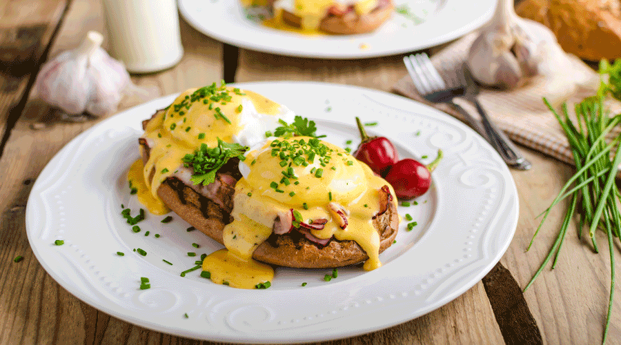 Al plat, ous a la benedictina (Getty images)