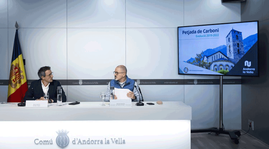 Presentació de l'estudi que evidencia el progrés en sostenibilitat del Comú d'Andorra la Vella (Comú)
