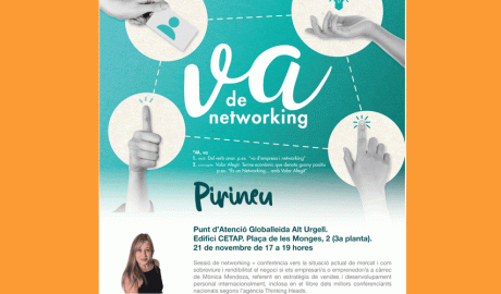 Cartell de la jornada "Va de Networking al Pirineu
