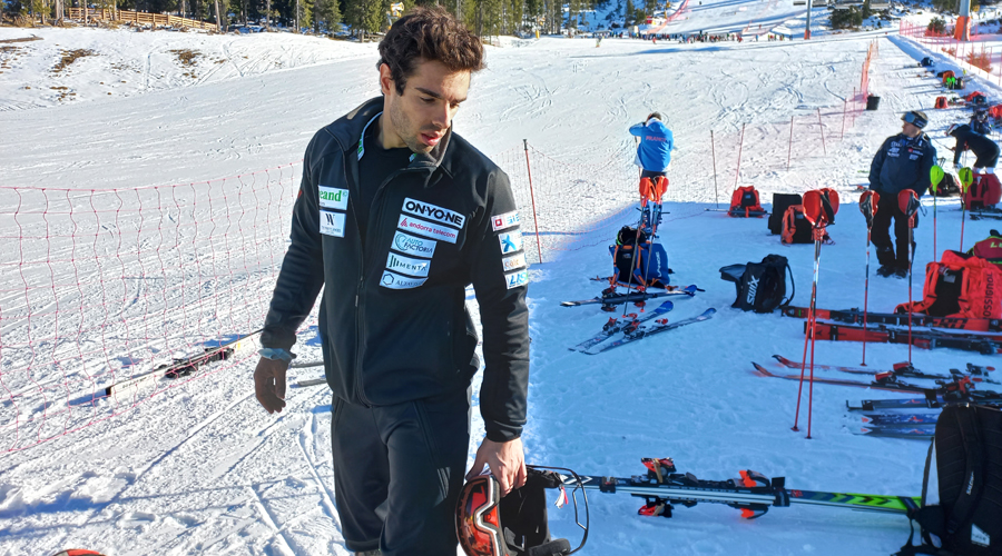 L'esquiador andorrà, Àxel Esteve (FAE)