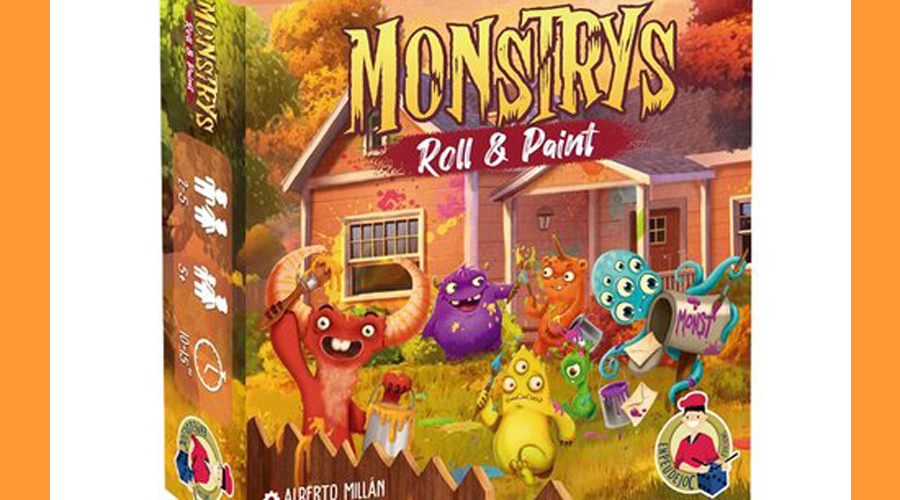 Coberta del joc "Monstrys. Roll & Paint