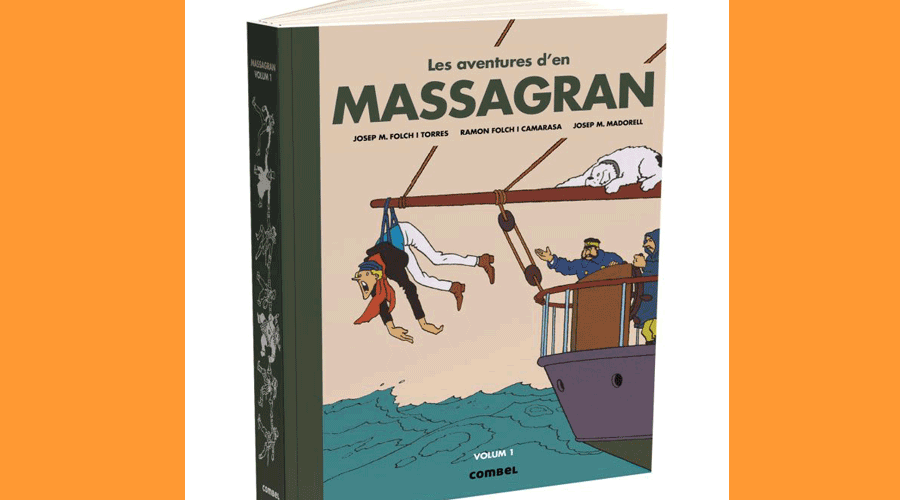 Coberta del llibre de "Les aventures d'en Massagran"