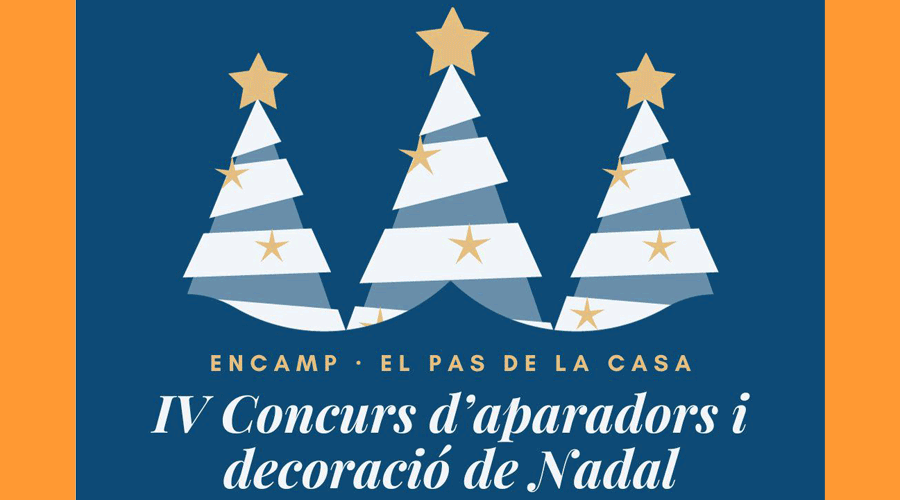 Cartell de l IV Concurs d'aparadors i decoracions de Nadal (Comú d'Encamp)