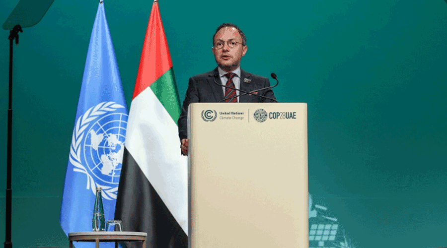 Xavier Espot a la sessió plenària del segment d'Alt Nivell de la Conferència dels Estats Part -COP 28- (SFGA)