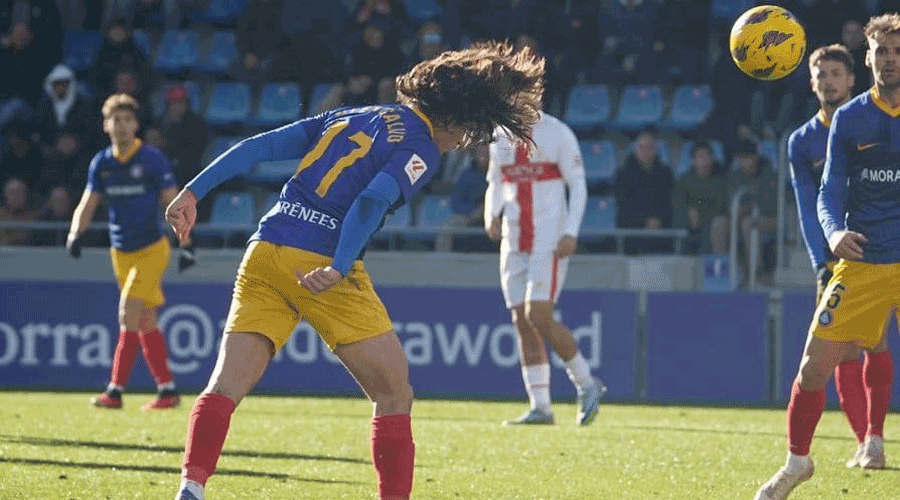 Una acció de l'FC Andorra 1 - Osca 0 (FC Andorra)