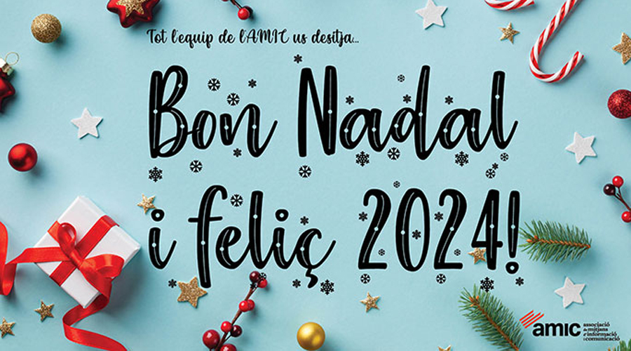 Felicitació de Nadal de l'Associació de Mitjans d'Informació i Comunicació