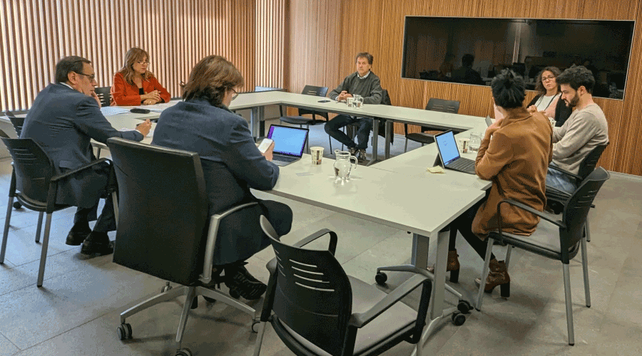 Els presidents dels grups parlamentaris per a crear el grup de treball per a establir el pla d’actuació per a l’habitatge (SFGA)