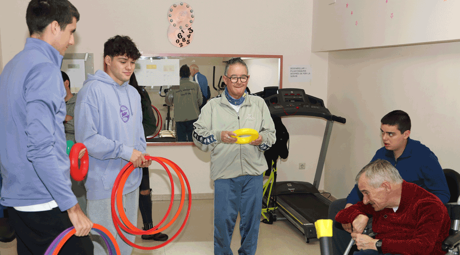 Activitat d'INEFC Pirineus al Taller Claror per a trencar estigmes (Foto: INEFC Pirineus)