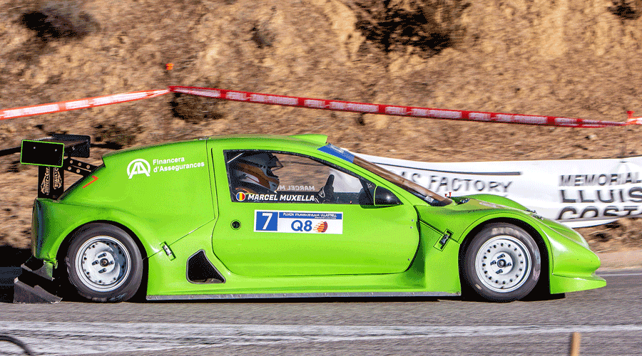 Marcel Muxella va patir l'infortuni d'una avaria (FotoEsport)