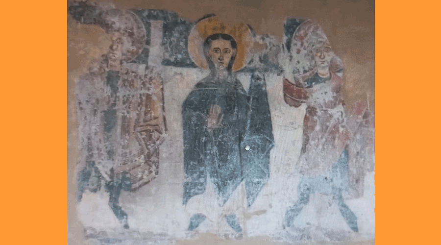 El mural de Sant Cristòfor d'Anyós localitzat en una col·lecció francesa (ARS PICTA)