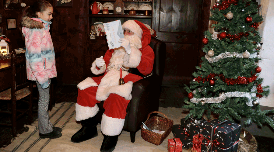 El Pare Noel al museu Casa Cristo (Comú d'Encamp)