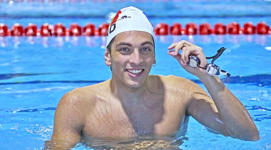 El nedador andorrà Patrick Pelegrina. Foto: ©FAN / Chero Visuals