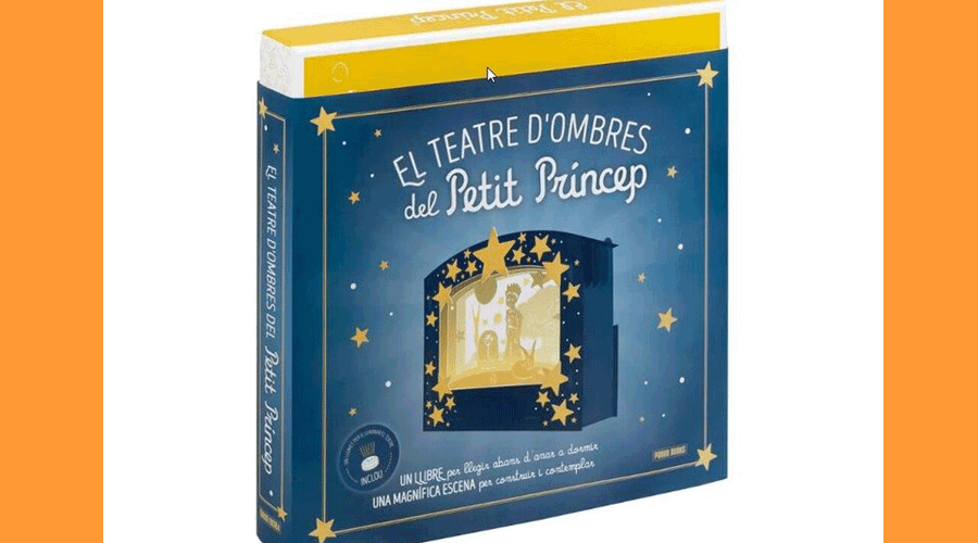 Capsa del joc "El teatre d'ombres del Petit Príncep"