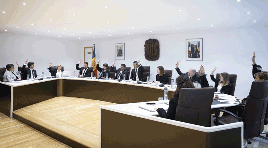Darrera sessió de Consell de Comú a Andorra la Vella (Comú)