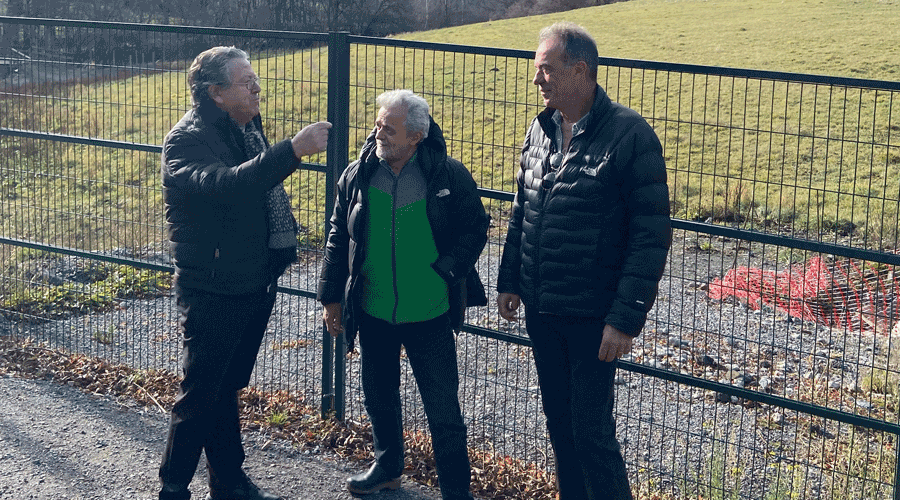 A l'esquerra, el número 1 d'Units per Ordino, Enric Dolsa (Candidatura)