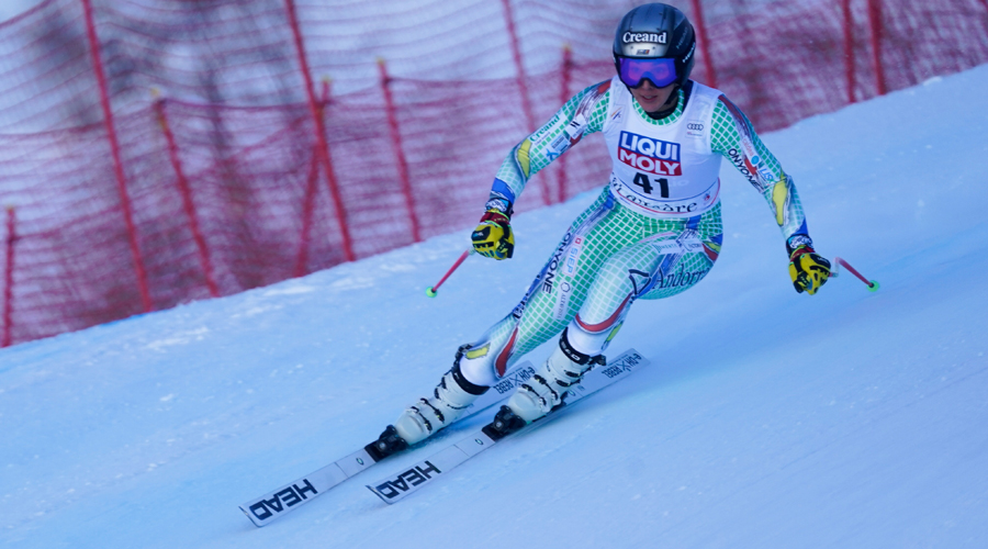 L'esquiadora andorrana, Cande Moreno (Michel Cottin / Agence Zoom)