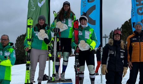 Carla Mijares dalt de tot del podi