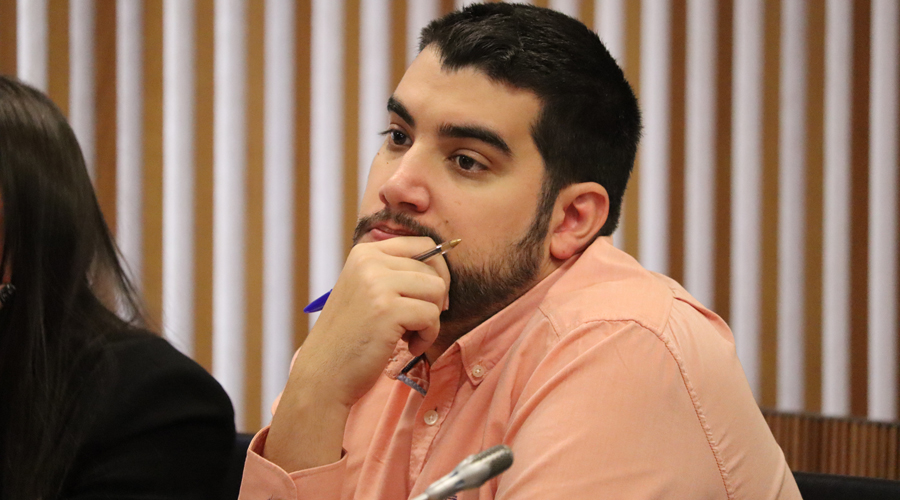 El conseller general socialdemòcrata, Pere Baró (PS)