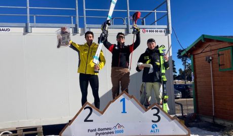 Pirmin Estruga, tercer a l'SL CIT de Font Romeu