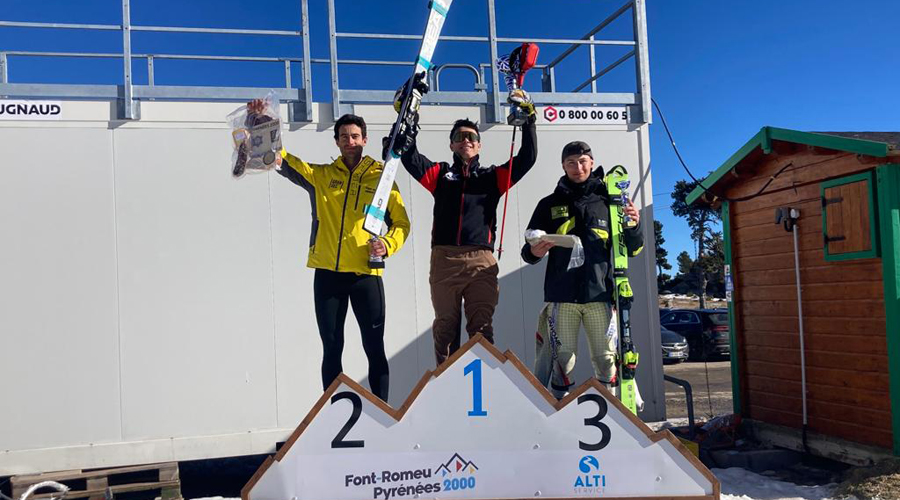 Pirmin Estruga, tercer a l'SL CIT de Font Romeu (FAE)