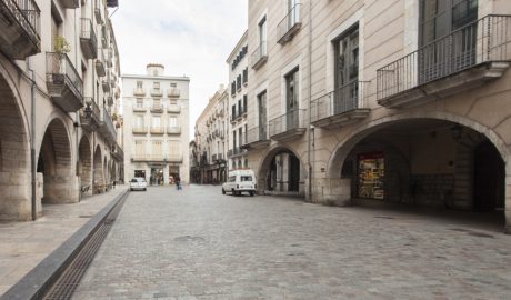 La plaça del Vi de Girona