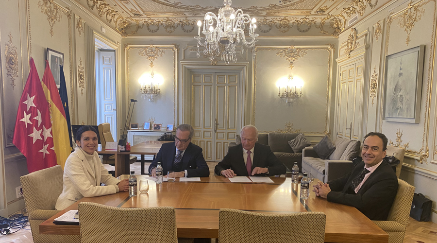 Signatura de l'acord entre el TAPA i el CIAM (Cambra de Comerç)