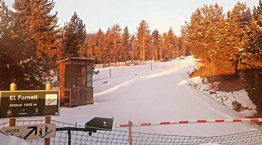 L'estació d'Aransa, al sector del Fornell (@aransaesqui)