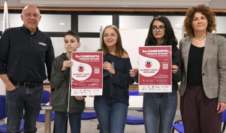 Presentació de la campanya de donació de sang organitzada per l'alumnat de l'Escola Andorrana