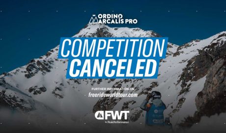 Informació anunciant la cancel·lació de la competició