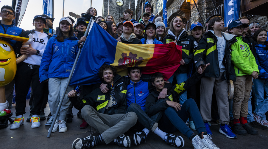 Els joves esportistes andorrans en la darrera jornada del Trofeu Borrufa 2024 (organització)