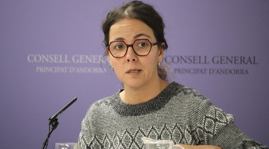 La consellera general socialdemòcrata, Judith Salazar (PS)