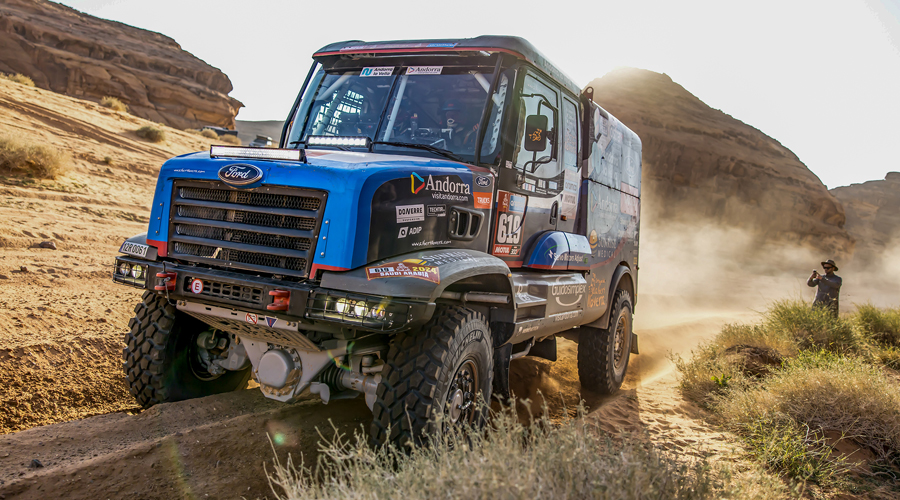 El camió dels Llovera, Llobera i Torres al Dakar 2024 (FotoEsport)