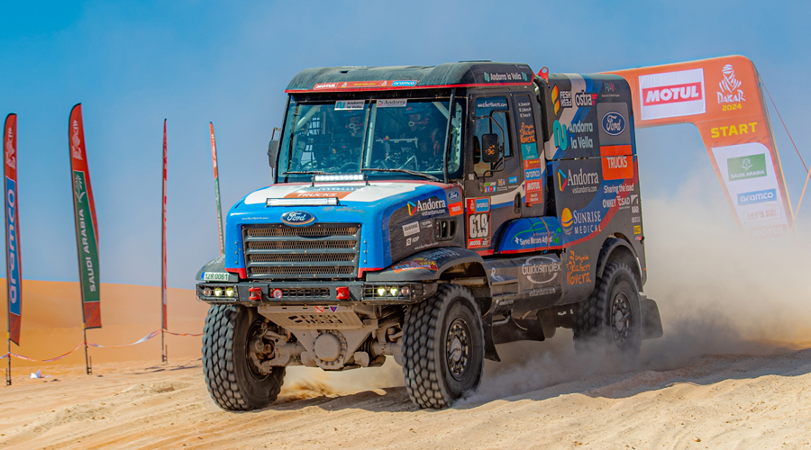 El camió de Llovera, Llobera i Torres al Dakar 2024 (FotoEsport)