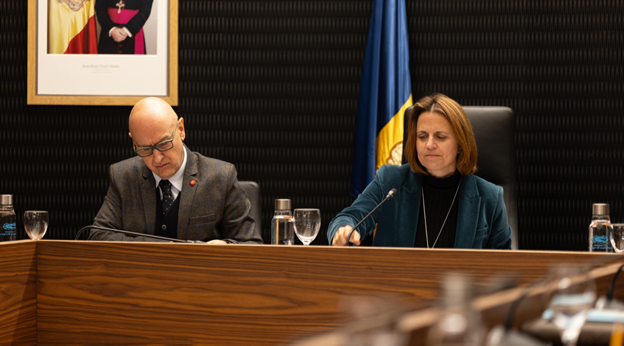 A la imatge, Quim Dolsa i Rosa Gili (comuee)